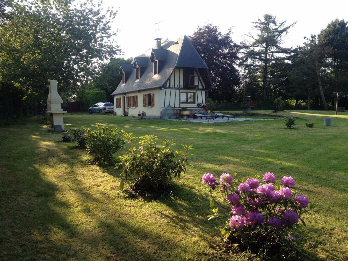 charmante chambre privée dans véritable maison normande - Check in tardif ou late ok Sainte-Croix-sur-Aizier Exterior foto